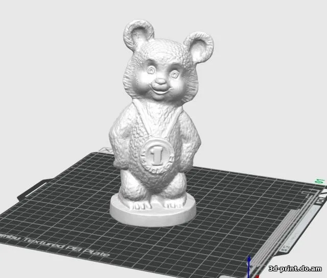 3D-модель "Олимпийский мишка"