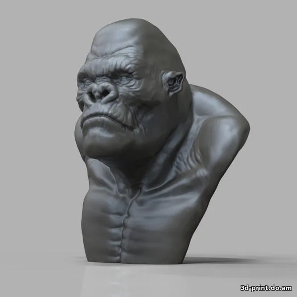 3D-модель "Бюст Кинг-Конга"