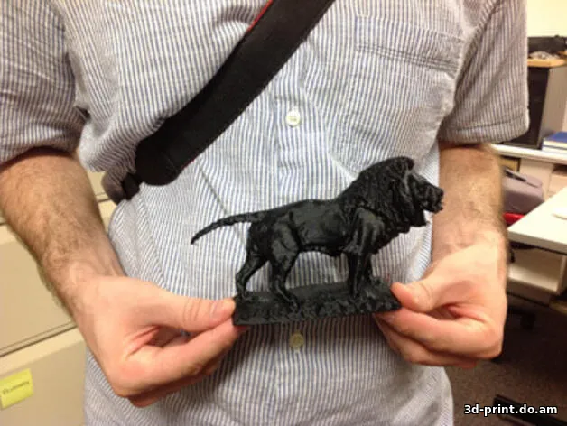 3D-модель "Статуя льва"