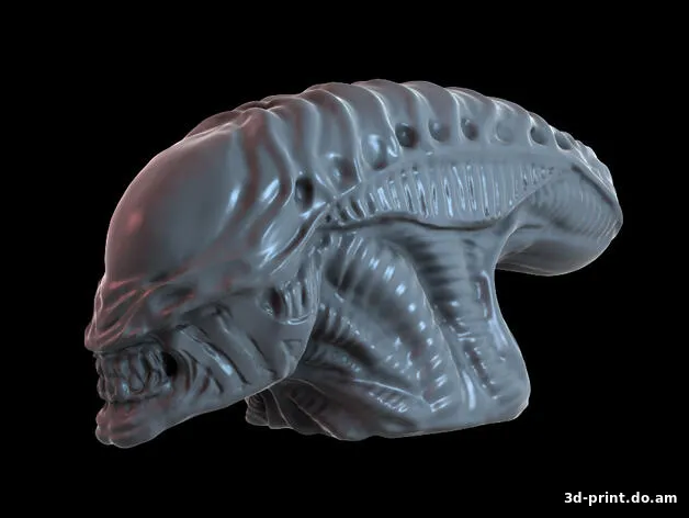 3D-модель "Голова Чужого"