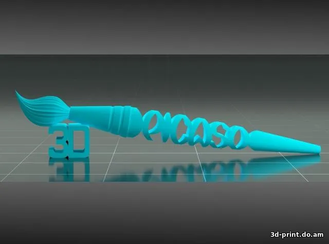 3D-логотип "picaso brush"