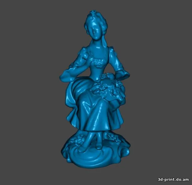 3D-модель "Фигурка дамы"