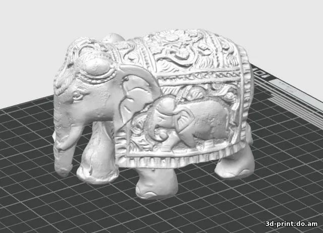 3D-модель "Индийский слон"
