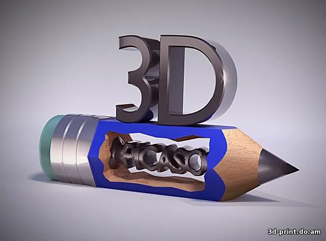 3D-логотип "Pencil Picaso"