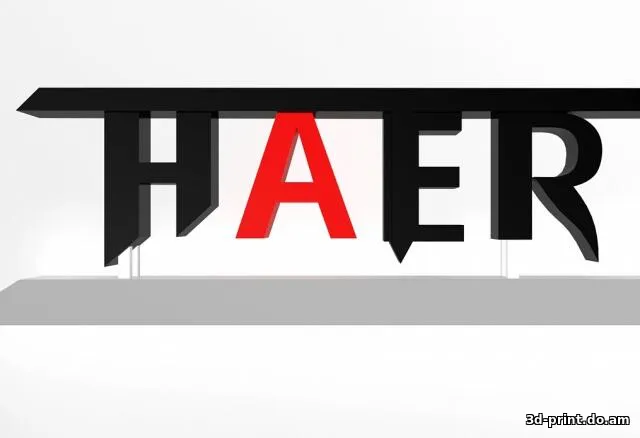 3D-логотип "Hater"