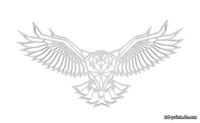 3D-модель "2D Орёл"