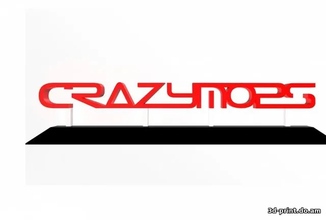 3D-логотип "Crazymops"