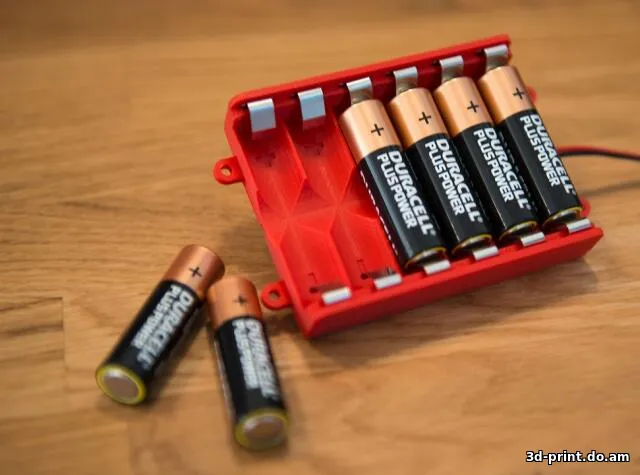 3D-модель "Бокс для батареек"