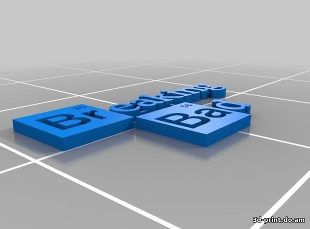 3D-логотип "Breaking Bad"