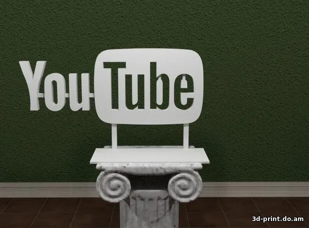 3D-логотип "YouTube"