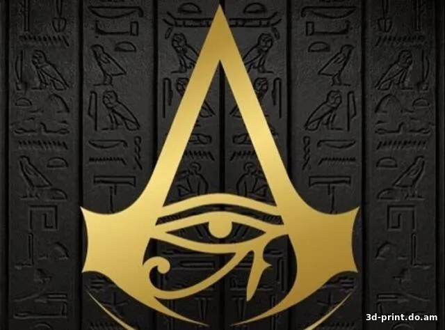 3D-логотип "assassin's creed"