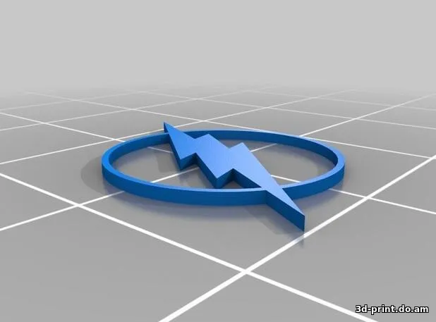 3D-логотип "The Flash"