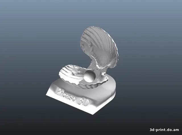 3D-логотип "Picaso 3D ракушка"