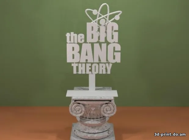 3D-логотип "The Big Bang Theoty"