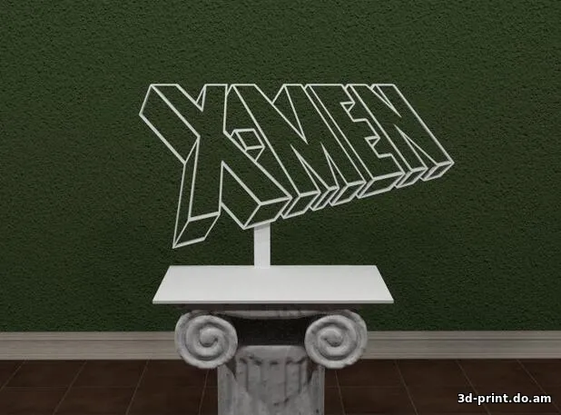 3D-логотип "X-Men"
