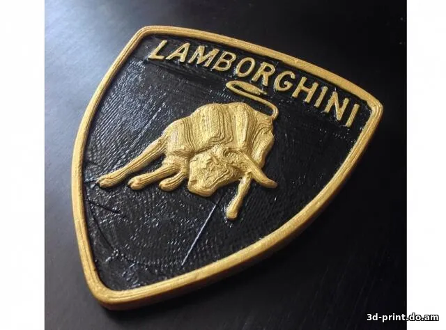 3D-логотип "Lamborghini"