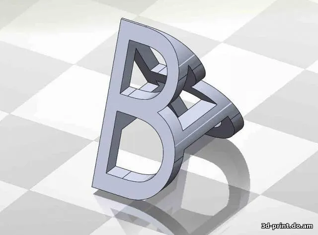 3D-логотип "А и Б"