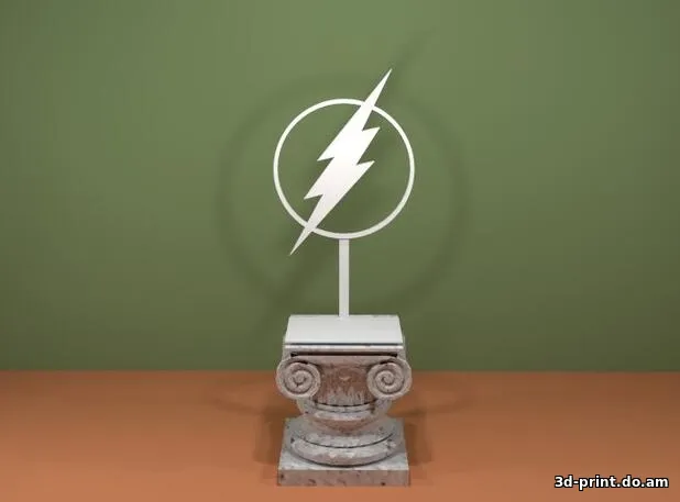 3D-логотип "The Flash"