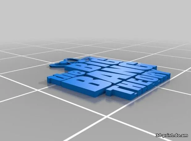3D-логотип "The Big Bang Theoty"