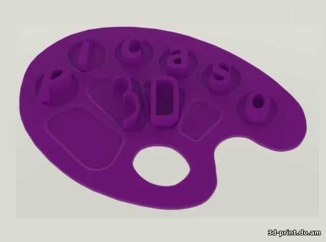 3D-логотип "Picaso палитра"