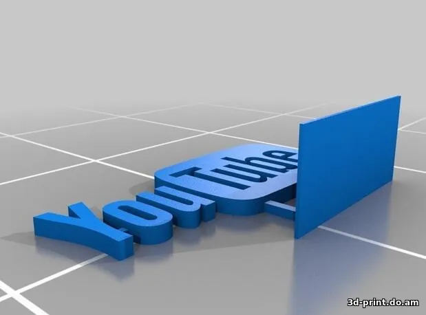 3D-логотип "YouTube"