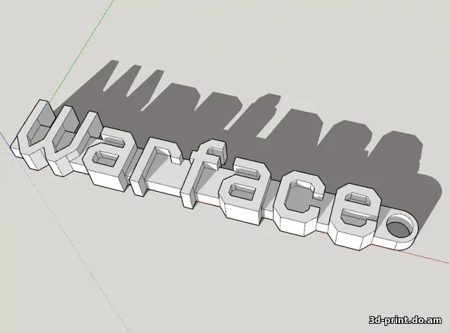 3D-логотип "WarFace"