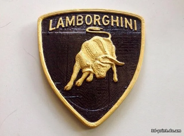 3D-логотип "Lamborghini"