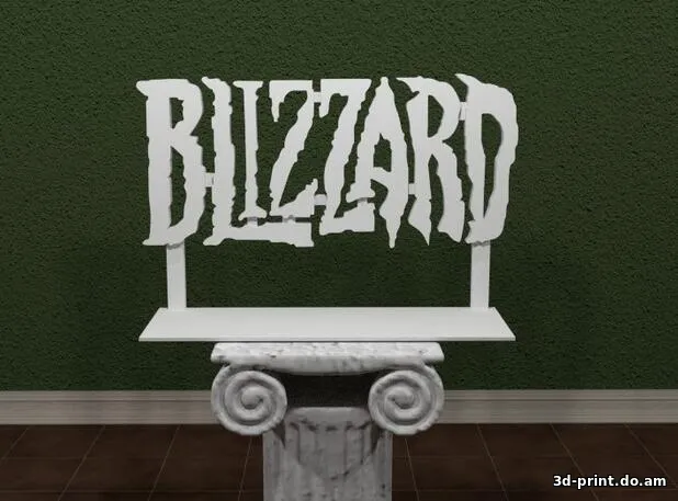 3D-логотип "Blizzard"