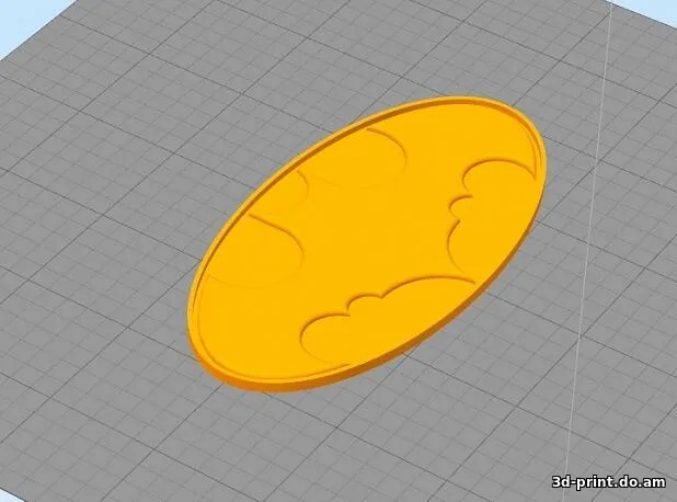 3D-логотип "Бэтмен / Batman" 3D-логотип "Бэтмен / Batman"