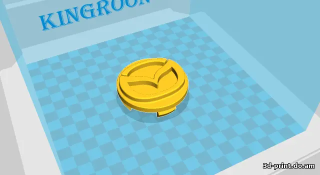 3D-логотип "Заглушка на диск. Mazda"