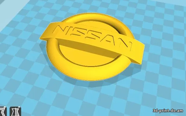 3D-логотип "Ниссан для колеса"