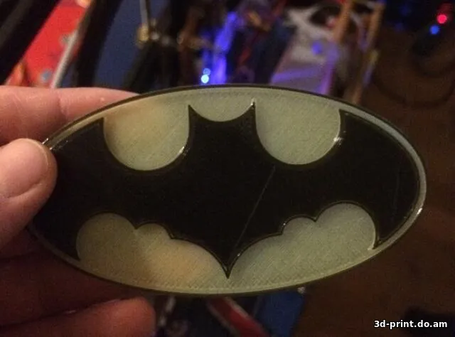 3D-логотип "Бэтмен / Batman"