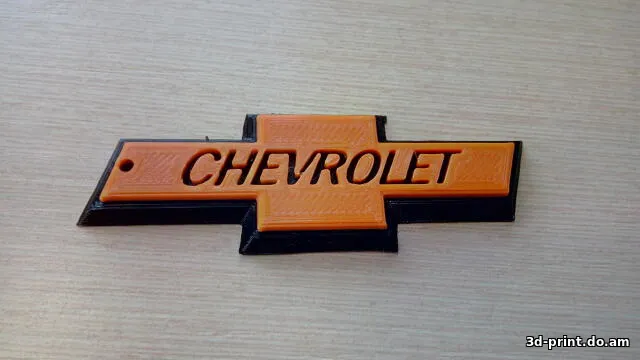 3D-логотип "Chevrolet / Шевроле"