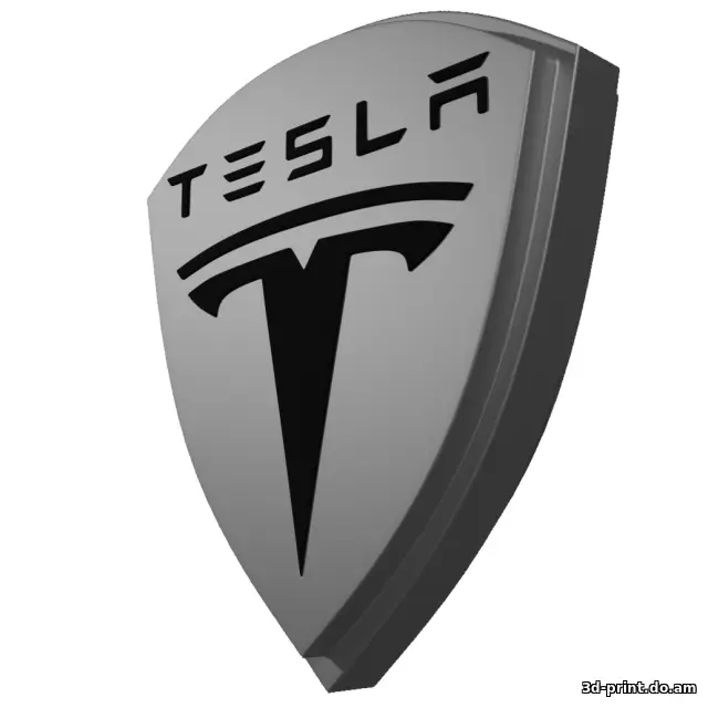 3D-логотип "Tesla logo 3d"