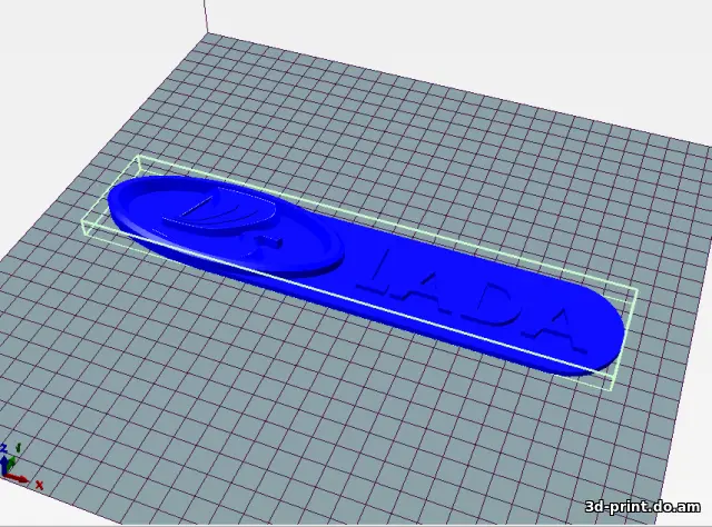 3D-логотип "Лада"