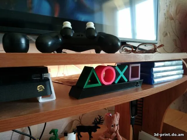 3D-логотип "Статуэтка sony playstation"