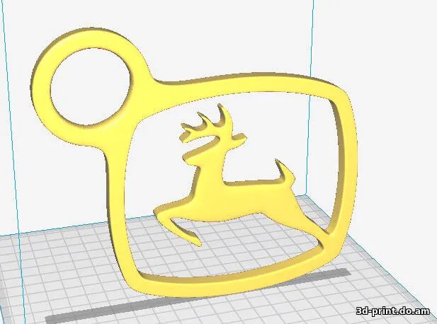 3D-логотип "John Deere"