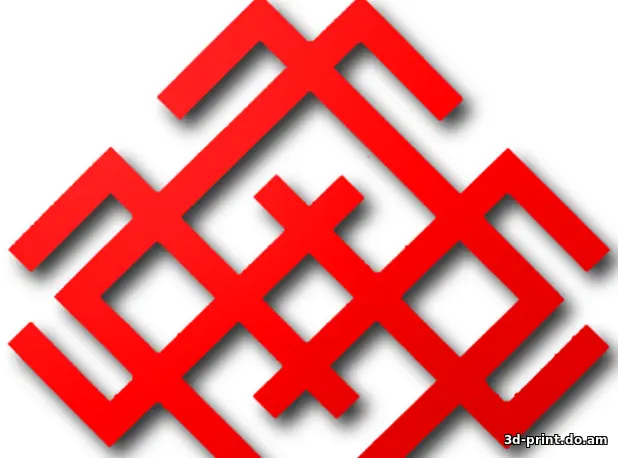 3D-логотип "Славянский оберег Белобог"