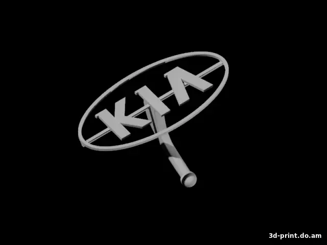 3D-логотип "KIA / Киа"