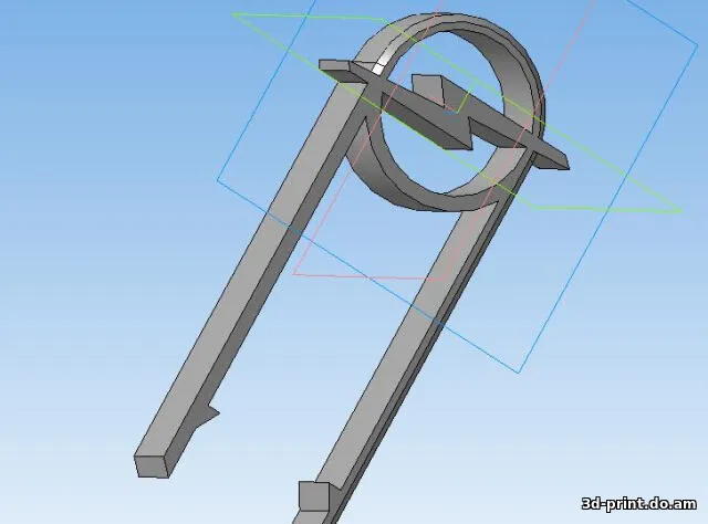 3D-модель "Съемник колпачков колесных болтов"