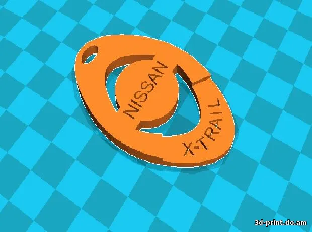 3D-логотип "NISSAN-X"