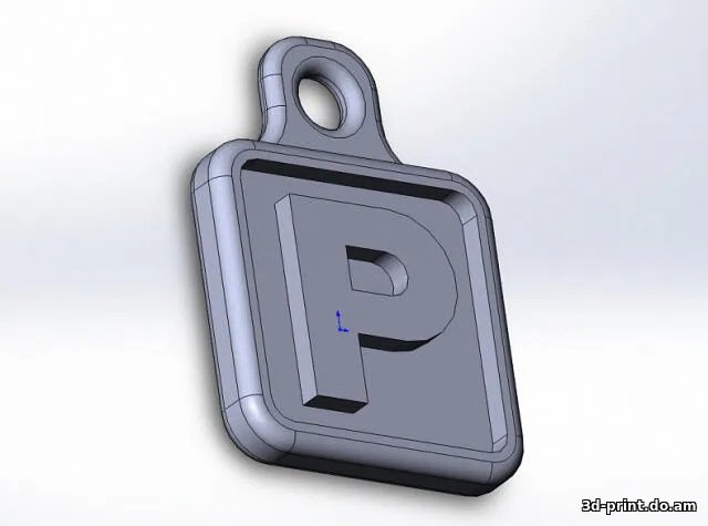 3D-логотип "На ключ от парковки"