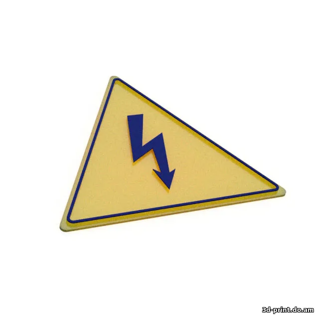 3D-логотип "Табличка ЭЛЕКТРИЧЕСТВО"