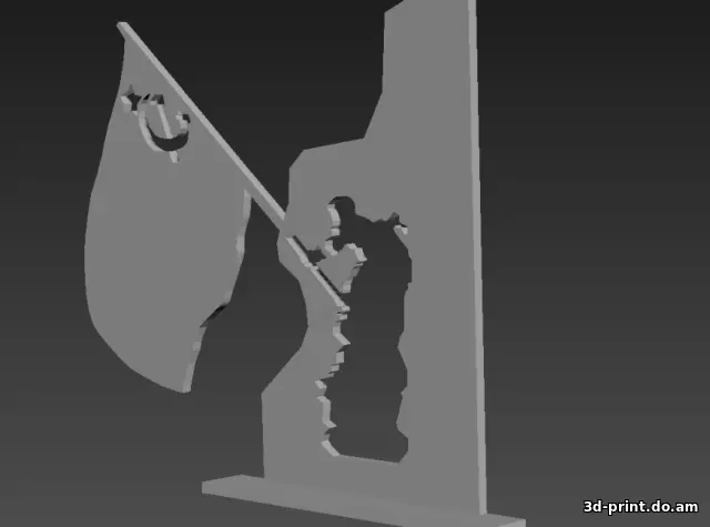 3D-модель "Символ Великой победы Articoon"