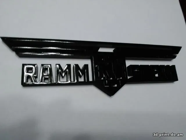 3D-логотип "Rammstein"