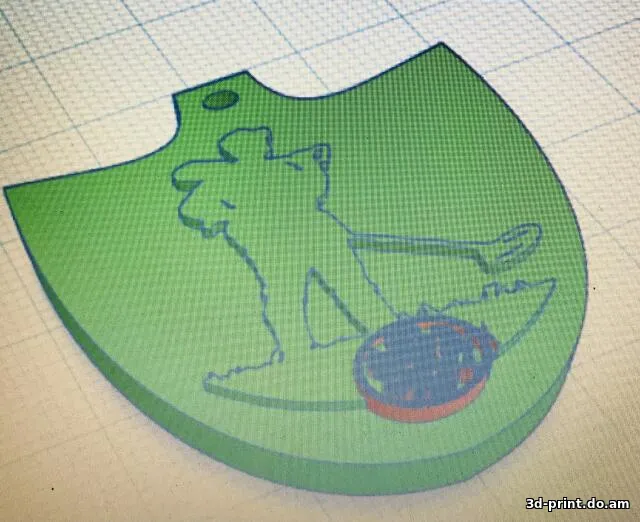 3D-логотип "Чёрного копателя"