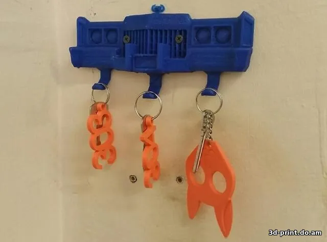 3D-модель "Вешалка для ключей, под видом передка от кадилака"