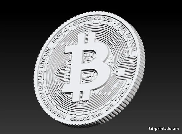 3D-логотип "Биткоин / Bitcoin"