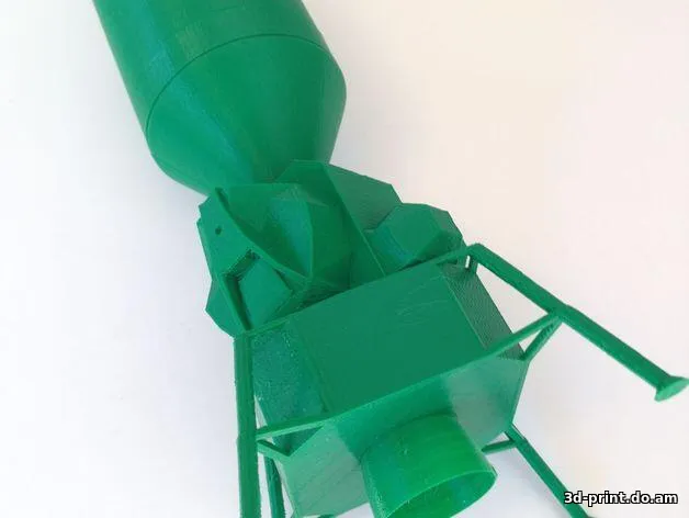 3D-модель "Аполлон с лунным модулем"