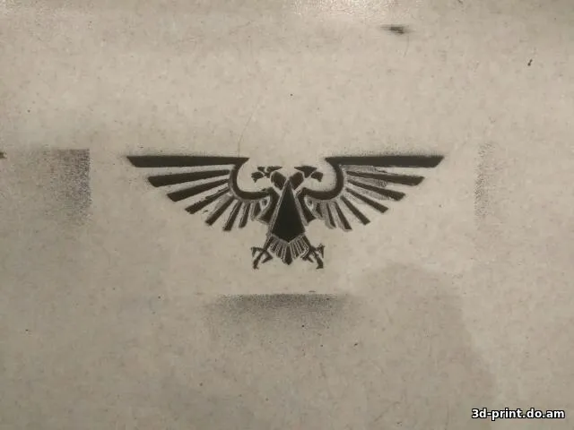 3D-логотип "Warhammer-40000"